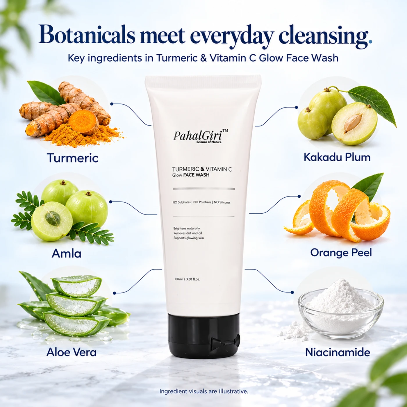 Turmeric & Vitamin C Glow Face Wash