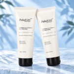 PahalGiri Turmeric and Vitamin C Glow Face Wash pack of two: two ivory 100 ml tubes with black caps